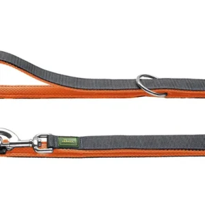 HUNTER Verstellbare Führleine Maldon 25/200 orange/grau Expressversand